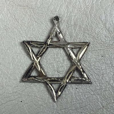 STERLING SILVER STAR OF DAVID JHS MEXICO