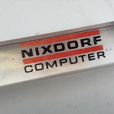 NIXDORF COMPUTER GERMANY ACRYLIC ADVERTISING LETTER OPENER