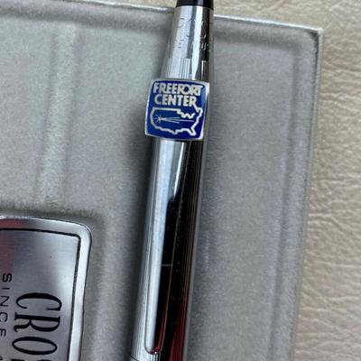 CROSS CHROME BALL PEN ADVERTISING FREEPORT CENTER UTAH