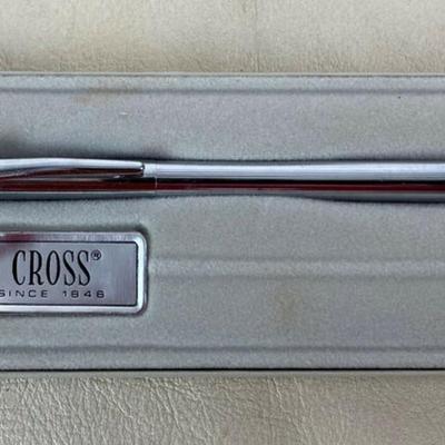 CROSS CHROME BALL PEN ADVERTISING FREEPORT CENTER UTAH