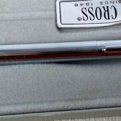 CROSS CHROME BALL PEN ADVERTISING FREEPORT CENTER UTAH