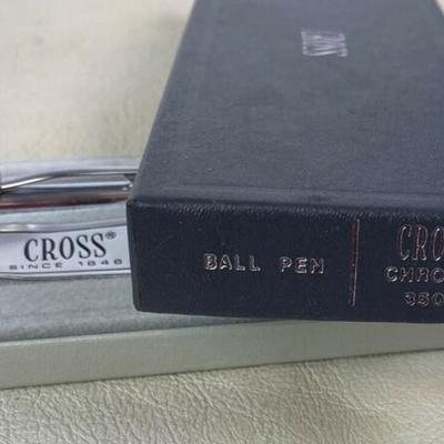 CROSS CHROME BALL PEN ADVERTISING FREEPORT CENTER UTAH