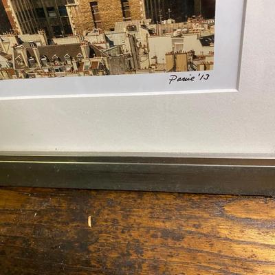 Framed photo Barbie in Paris! Signed by the photographer, 2013