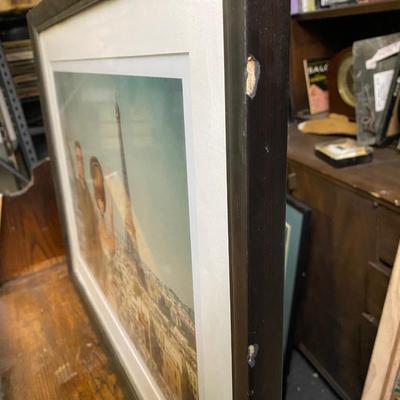 Framed photo Barbie in Paris! Signed by the photographer, 2013