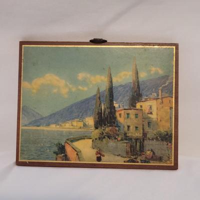 Miniature Wood French Scenery Plaques (B1-EL)