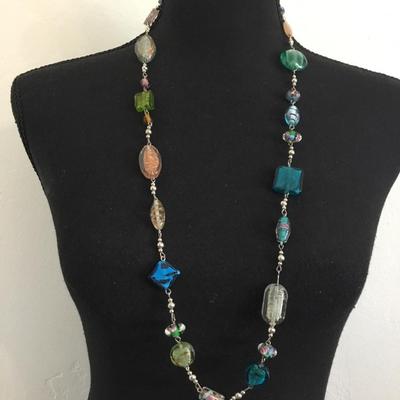 Vintage ART glass necklace