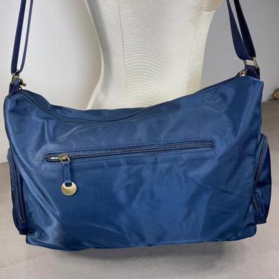 New! Travelon Navy Nylon Handbag and wallet set