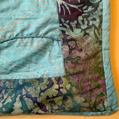 “Inner Pond” Quilted Wall Hanging by Dara Llewellyn (B2-HS)