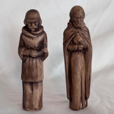 Vintage Italian Hand-Painted Italian Nativity Set and Clay Nativity Set (K-DZ)