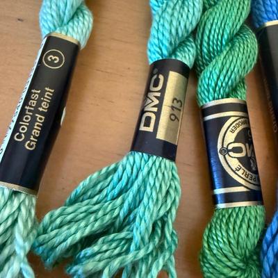Embroidery Floss with Embroidery Hoops & Sewing Basket (B2-HS)