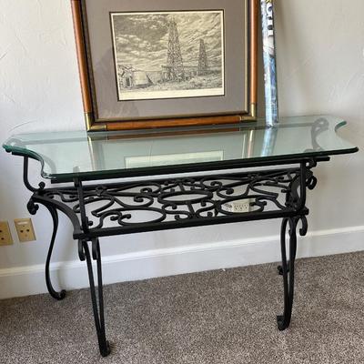 Entry Table, Oil Field Art, Van Gogh poster