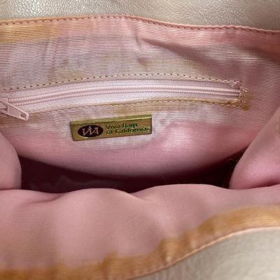 Vintage Viva Pink Leather Handbag New