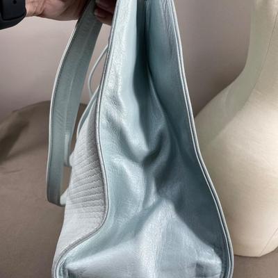 Vintage Viva Mint Leather Handbag