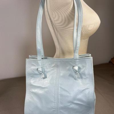 Vintage Viva Mint Leather Handbag