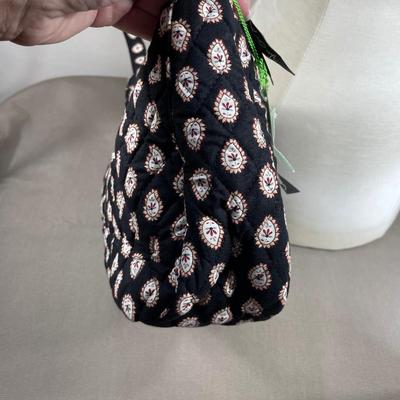 Vera Bradley Black paisley print Handbag New!