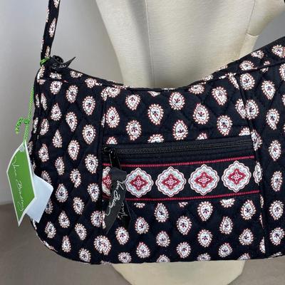Vera Bradley Black paisley print Handbag New!
