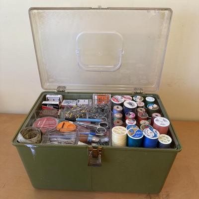 Well-Stocked Sewing Kit with 70+ Rolls of Thread & More (B2-HS)