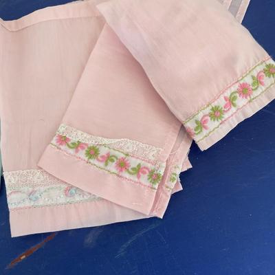 Vintage baby doll bed sheets