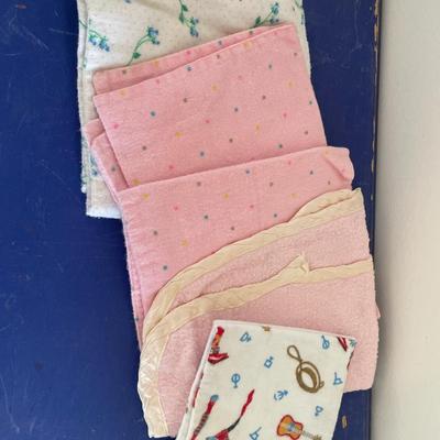Vintage doll blankets