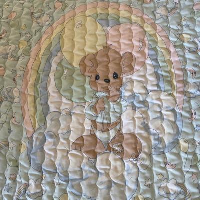 Precious moments panel blanket