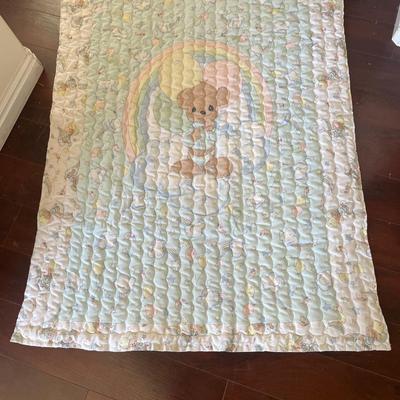 Precious moments panel blanket