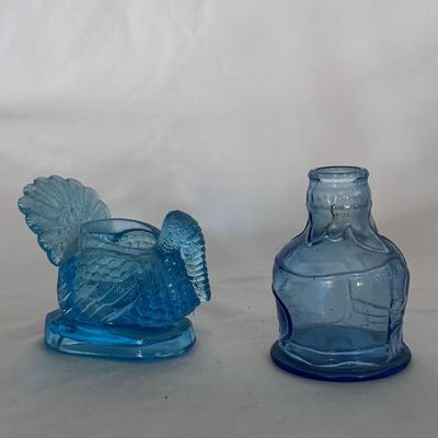 Collection of Turquoise Glass (K-DZ)