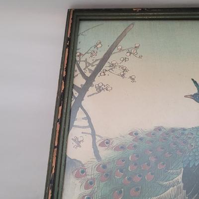 Ito Sozan Peacock Wall Art (B1-EL)