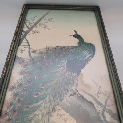 Ito Sozan Peacock Wall Art (B1-EL)