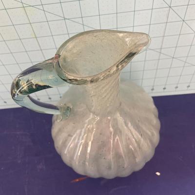 Glass pitcher