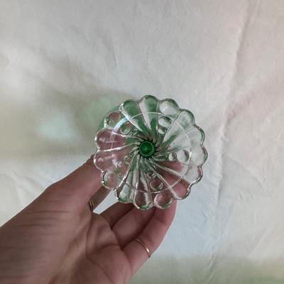 Anchor Hocking Burple-Green Crystal Cocktail Glasses (K-DZ)