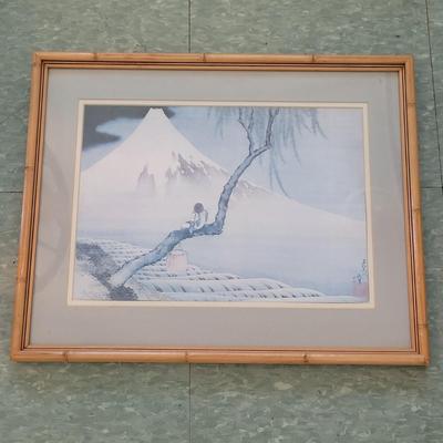 Katsushika Hokusai "Boy Viewing Mount Fuji" Wall Art (B1-EL)
