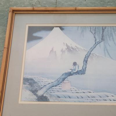 Katsushika Hokusai "Boy Viewing Mount Fuji" Wall Art (B1-EL)