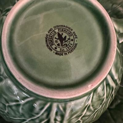 Kitchen Majolica Green Cabbage Pinneiro Lot