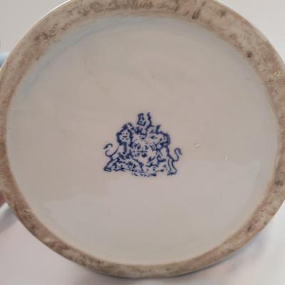 Blue and White Stoneware Pitchers (LR-EL)