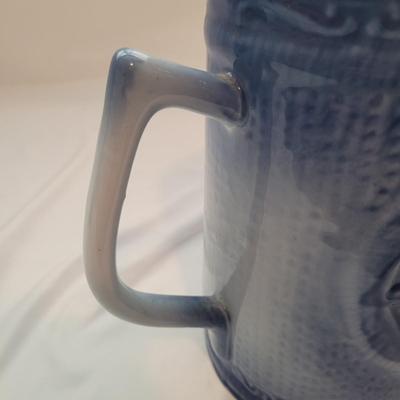 Blue and White Stoneware Pitchers (LR-EL)