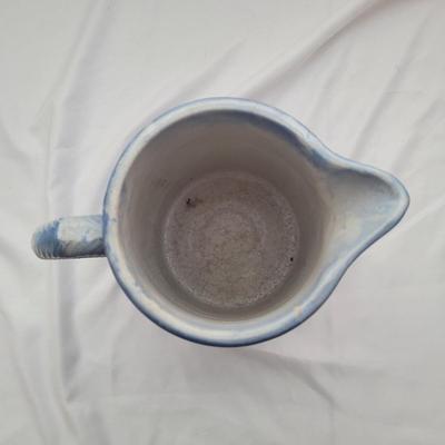 Blue and White Stoneware Pitchers (LR-EL)