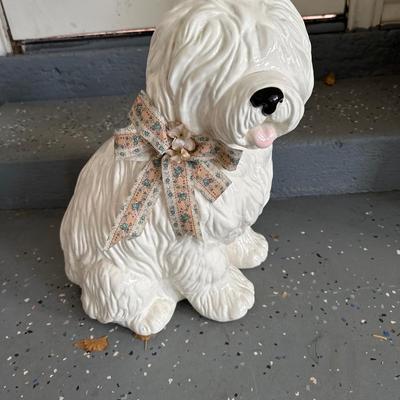 Ceramic dog