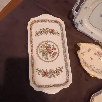 BONE CHINA VINTAGE SERVING PIECES FROM ENGLAND AND FRANCE