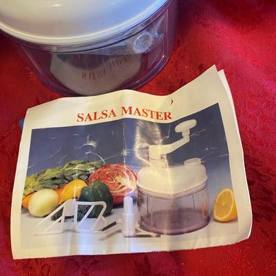 DANSK MIXING BOWLS, SALSA MAKING MACHINE, GRATER AND PLATTER