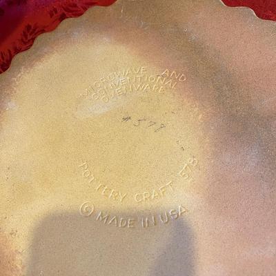 POTTERY CRAFT PIE PANS, PIE PLATES, AND PIE SERVING UTENSIL