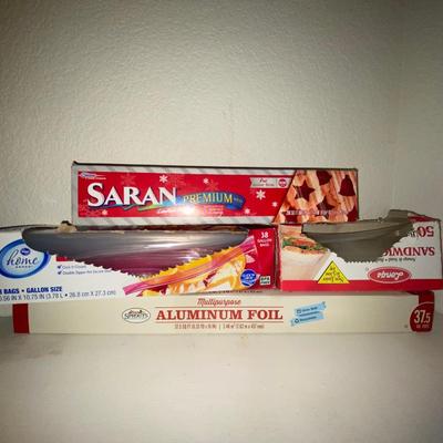 ZIPLOC BAGS, SARAN WRAP, PARCHMENT PAPER, WAX PAPER, THE BIGGEST CHIP CLIP EVER & MORE