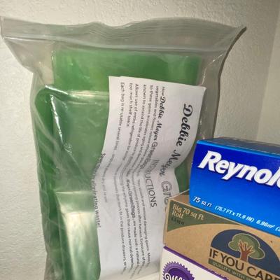 ZIPLOC BAGS, SARAN WRAP, PARCHMENT PAPER, WAX PAPER, THE BIGGEST CHIP CLIP EVER & MORE