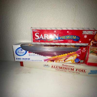ZIPLOC BAGS, SARAN WRAP, PARCHMENT PAPER, WAX PAPER, THE BIGGEST CHIP CLIP EVER & MORE