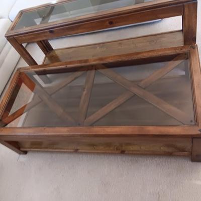 MATCHING QUALITY SOFA AND COFFEE TABLE