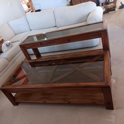 MATCHING QUALITY SOFA AND COFFEE TABLE
