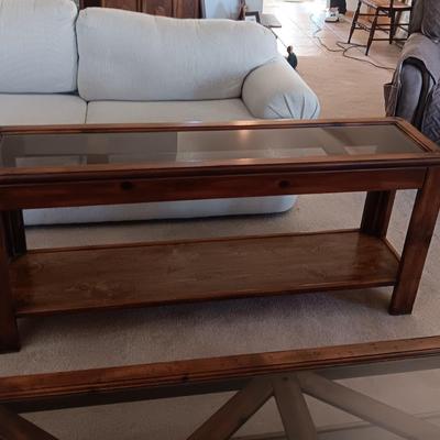 MATCHING QUALITY SOFA AND COFFEE TABLE
