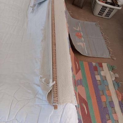 WOVEN WALL HANGING AND HALL RUNNER RUG