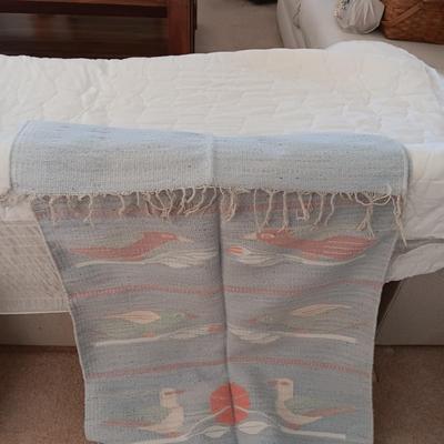 WOVEN WALL HANGING AND HALL RUNNER RUG