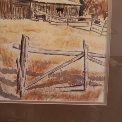 ORIGINAL WATERCOLOR BY RUDGE '85