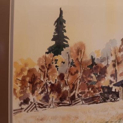 ORIGINAL WATERCOLOR BY RUDGE '85